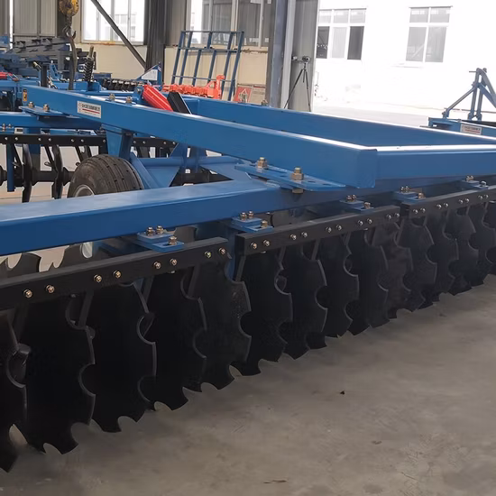 Grade de disco dobrável para serviço pesado com 4,5 m de largura