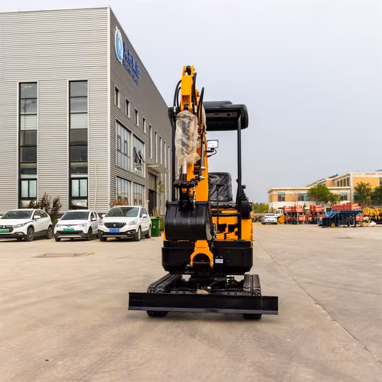 Ht18 Miniescavadora de rastos de borracha pequena escavadora Mini Bagger com 1800kg EPA Euro 5 para venda