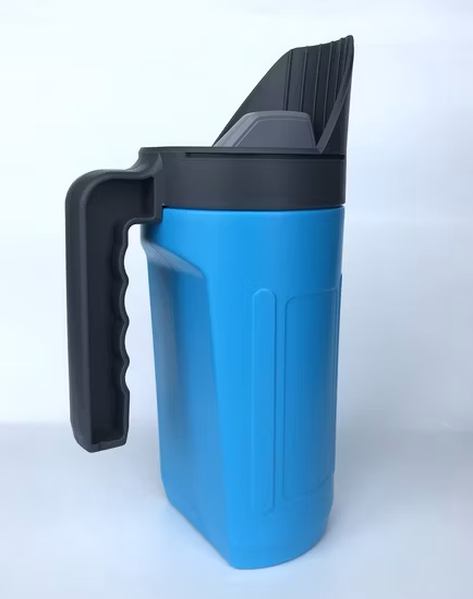 Espalhador de sementes granulado portátil de sal 2,5L ajustável