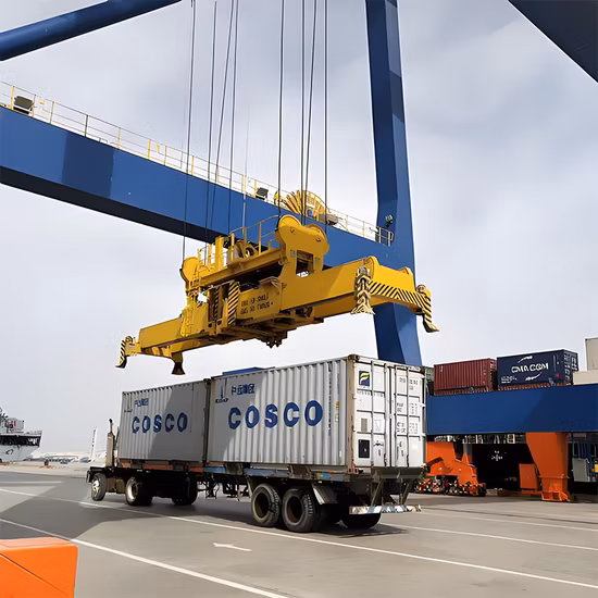 Espalhador automático de contêineres ISO20 e 40 pés